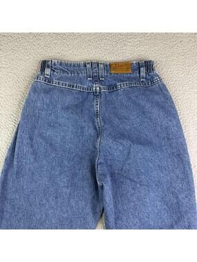Vintage Lee Bareback Mom Jeans High Waisted Tapered 6P (26x27) Elastic Waist